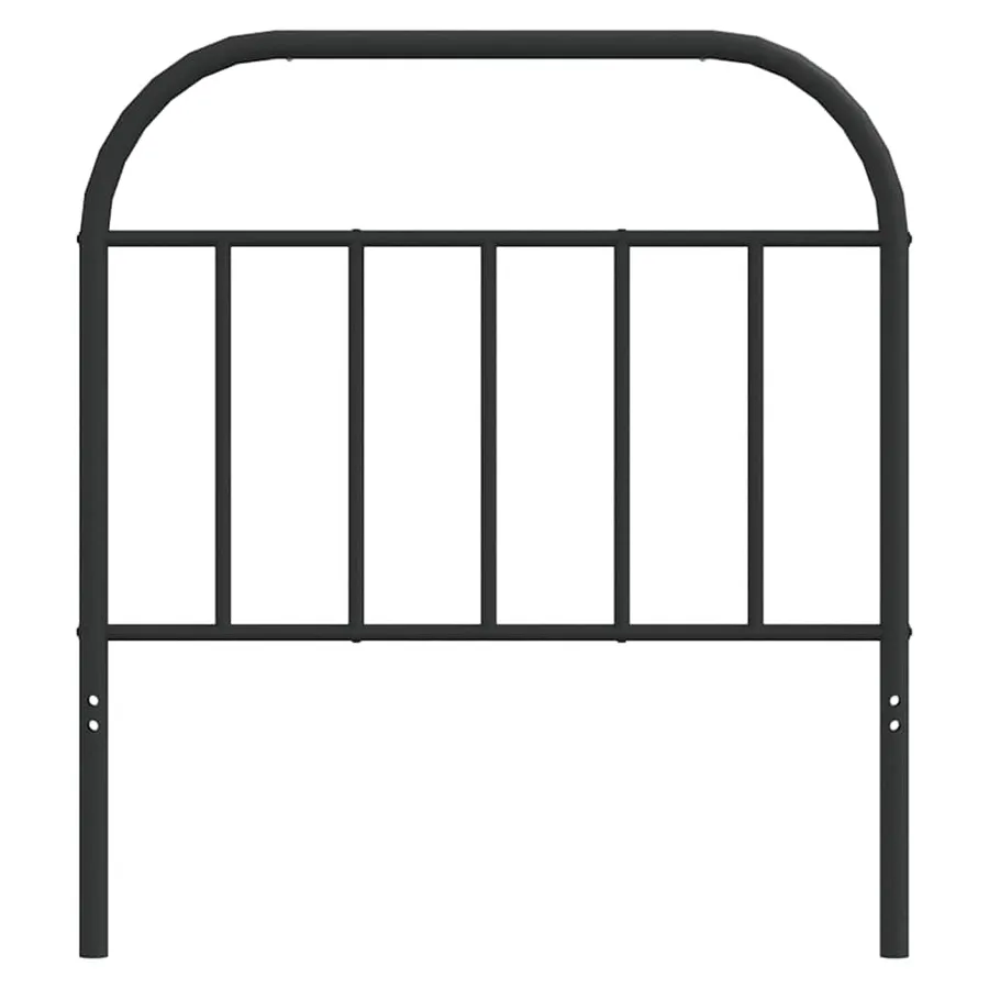 Tête de lit de remplacement métal noir 90 cm - 4