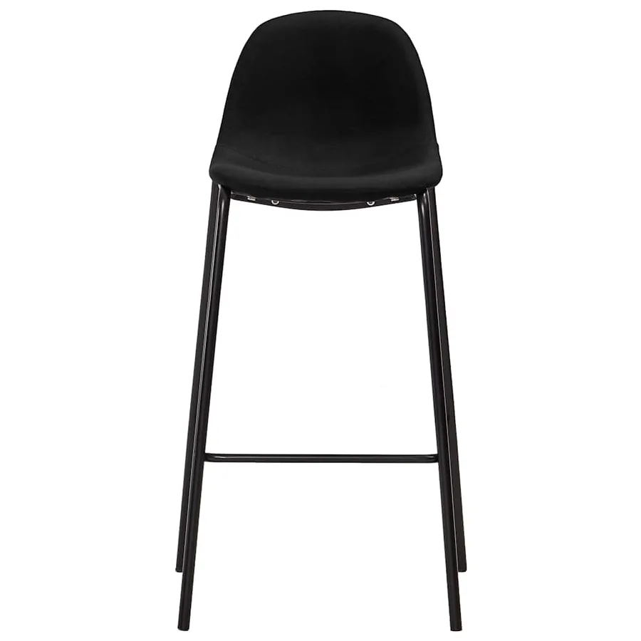 Ensemble de bar 3 pcs Tissu Noir - 7