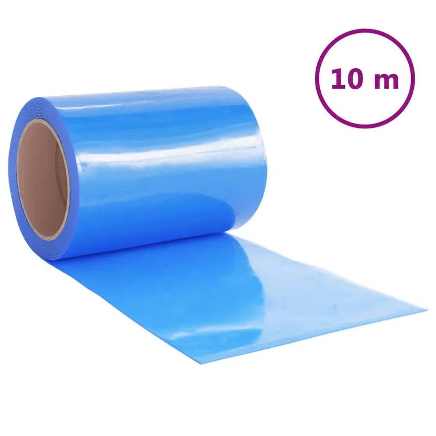 Rideau de porte bleu 300 mmx2,6 mm 10 m PVC - 2