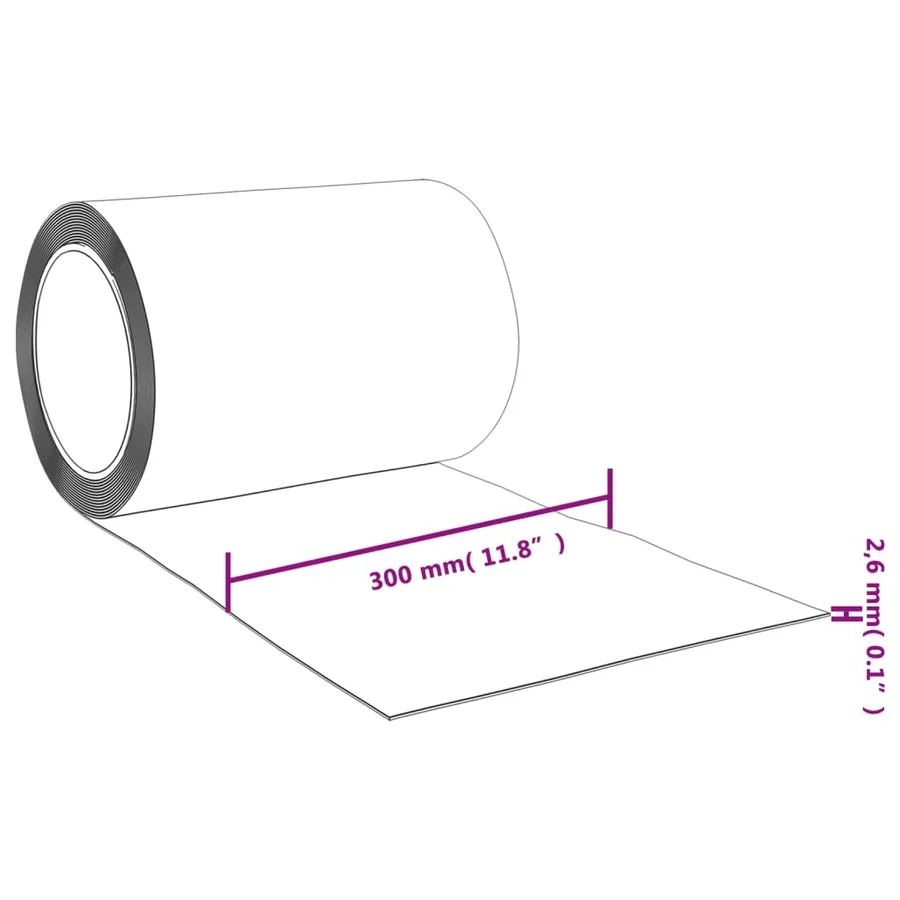 Rideau de porte bleu 300 mmx2,6 mm 10 m PVC - 7