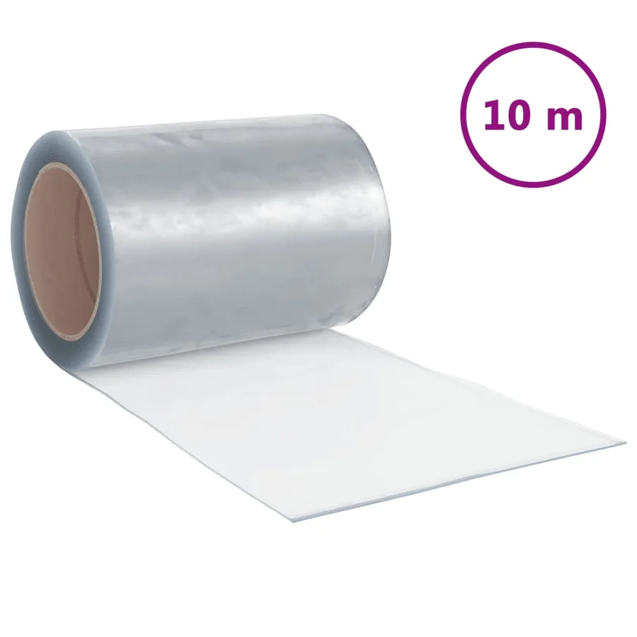 Rideau de porte transparent 300 mmx2,6 mm 10 m PVC - 2
