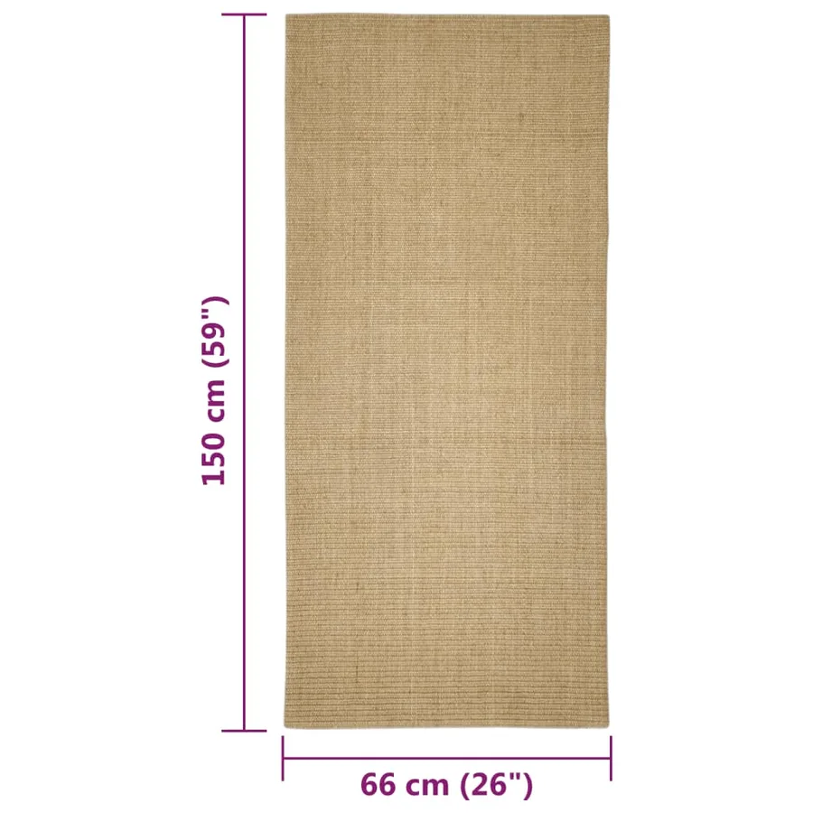 Tapis en sisal pour griffoir 66x150 cm - 6