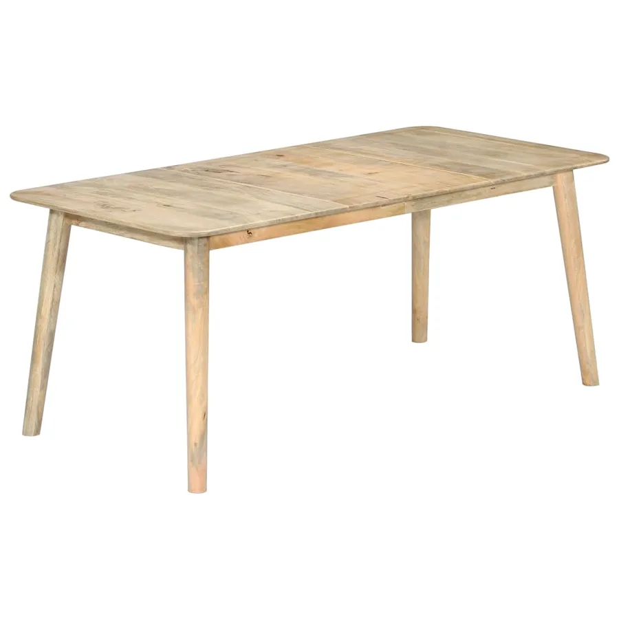 Table de salle à manger 180x90x76 cm Bois de manguier massif - 11