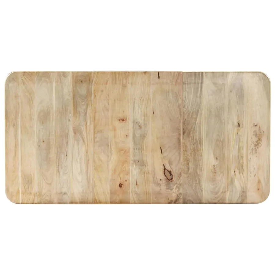 Table de salle à manger 180x90x76 cm Bois de manguier massif - 4