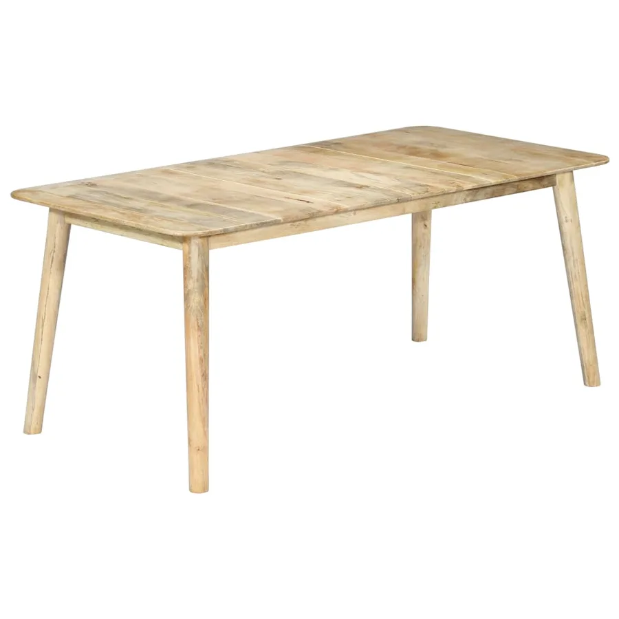 Table de salle à manger 180x90x76 cm Bois de manguier massif - 8
