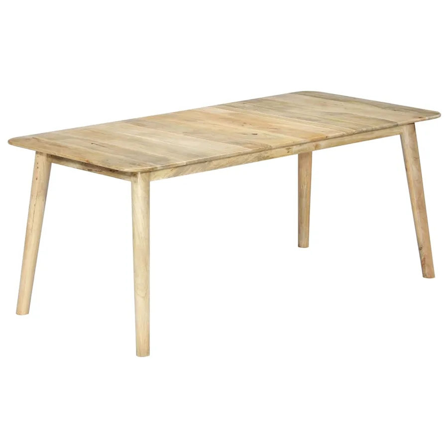 Table de salle à manger 180x90x76 cm Bois de manguier massif - 9