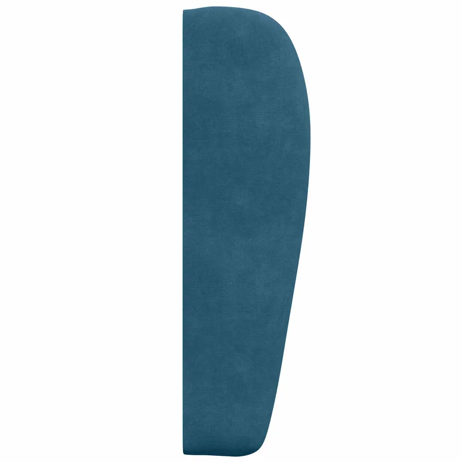Oreille de tête de lit Bleu 80 x 23 x 6 cm Velours - 7