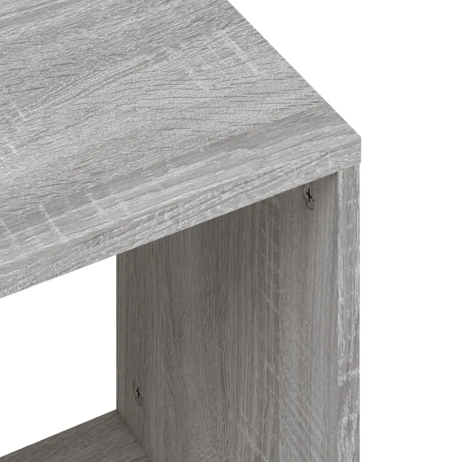Tables basses gigognes 2 pcs sonoma gris bois d'ingénierie - 8