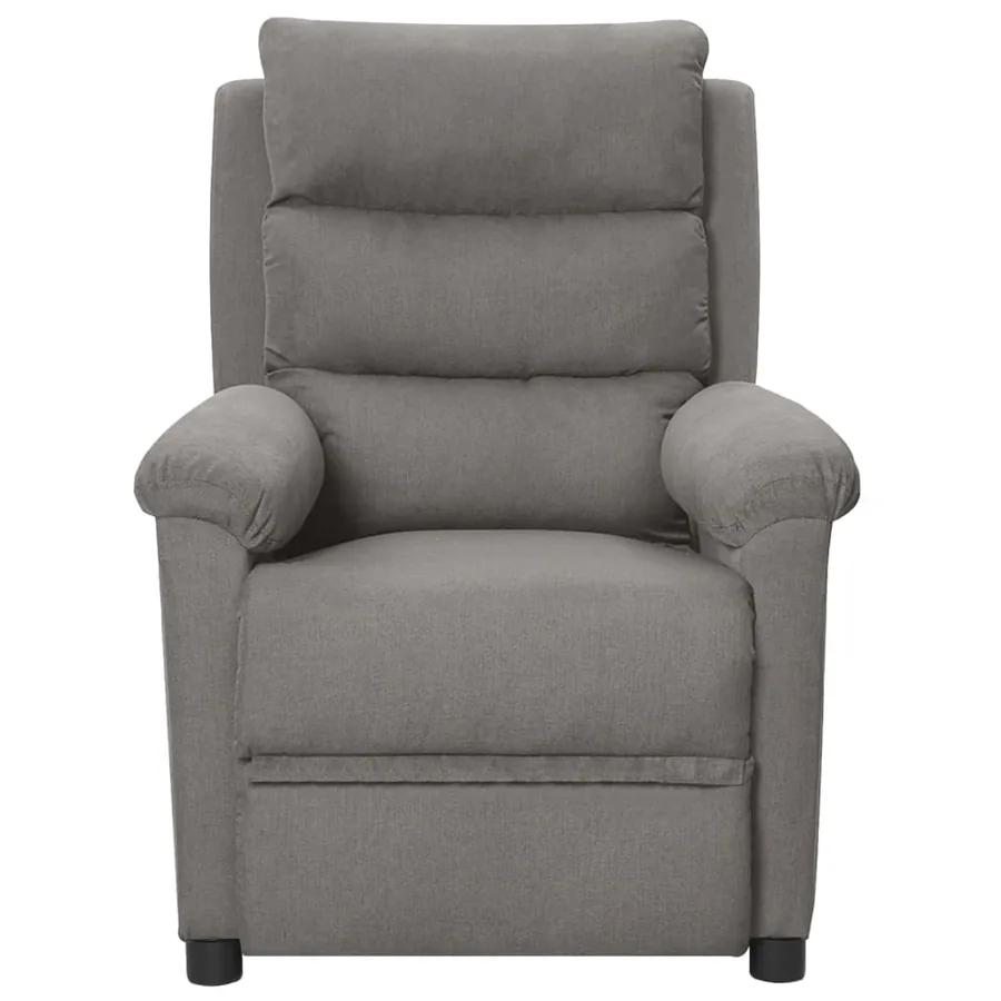 Fauteuil inclinable électrique Gris clair Tissu - 3