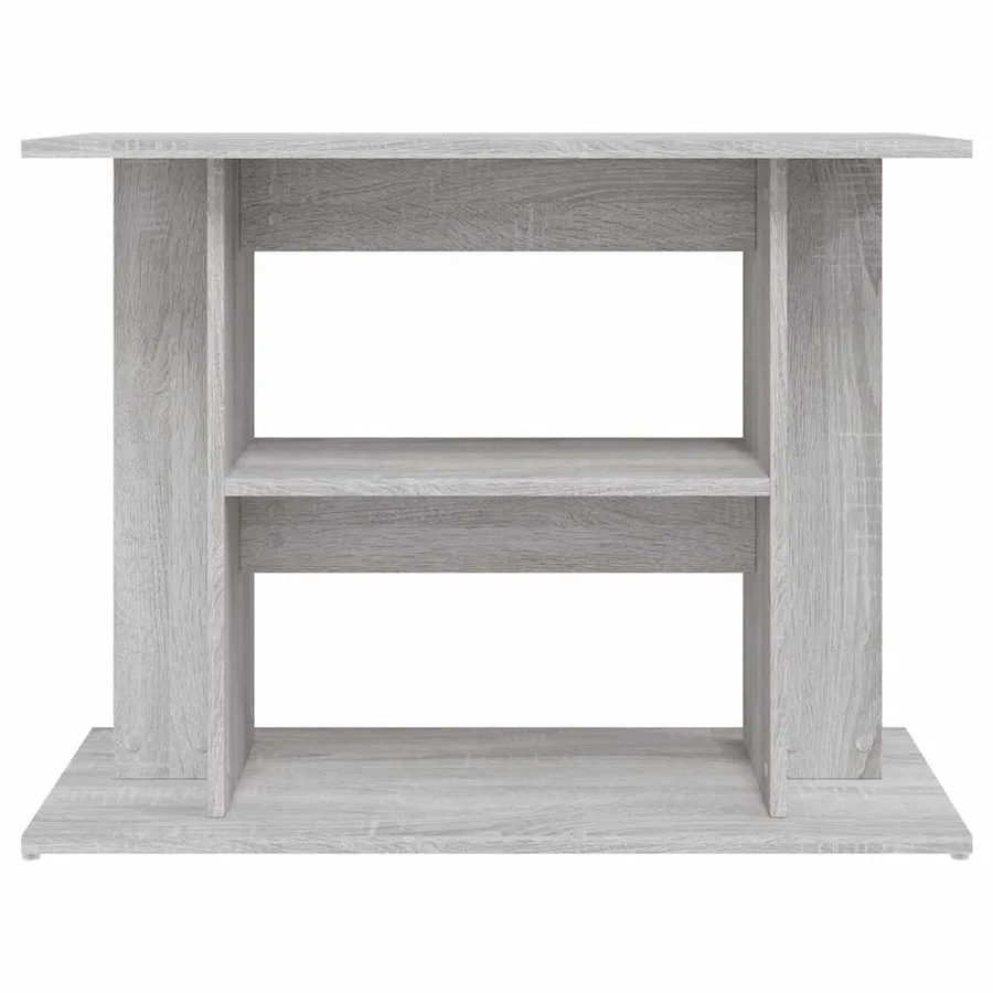 Support d'aquarium Gris Sonoma 80x35x60 cm Bois d'ingénierie - 4