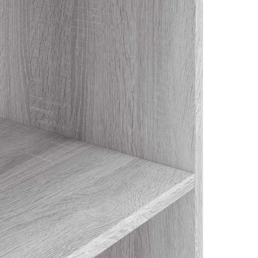 Support d'aquarium Gris Sonoma 80x35x60 cm Bois d'ingénierie - 6