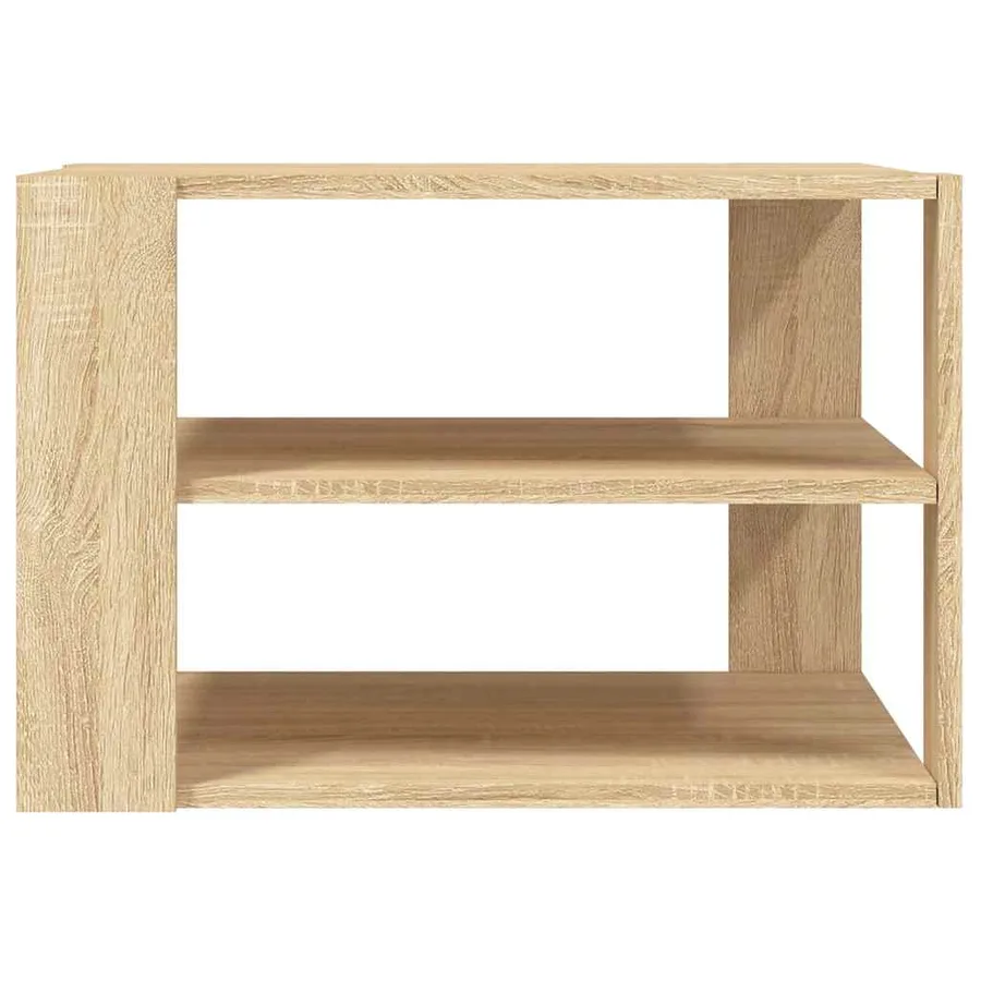 Table basse chêne sonoma 58x58x40 cm bois d'ingénierie - 4
