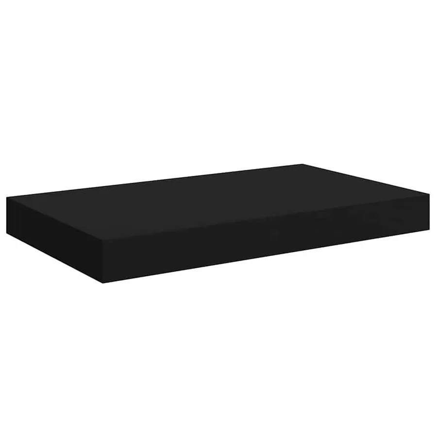 Étagère murale flottante noir 40x23,5x3,8 cm MDF - 2