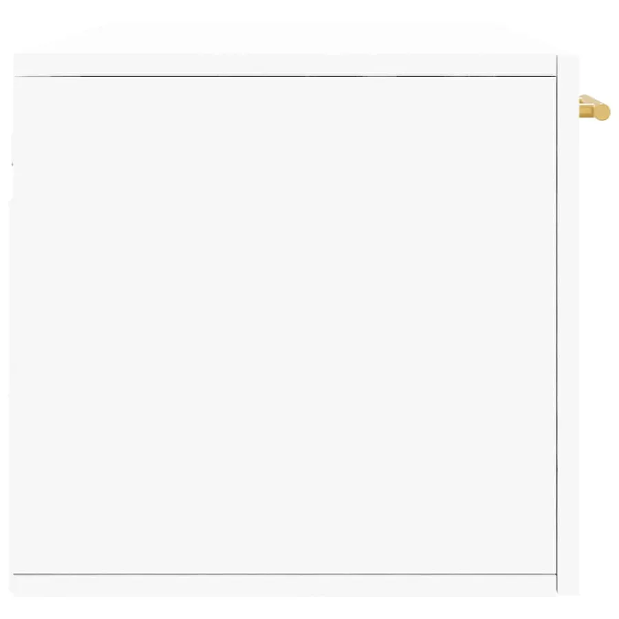 Armoire murale blanc 100x36,5x35 cm bois d'ingénierie - 7