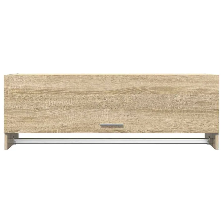 Garde-robe chêne sonoma 100x32,5x35 cm bois d'ingénierie - 4