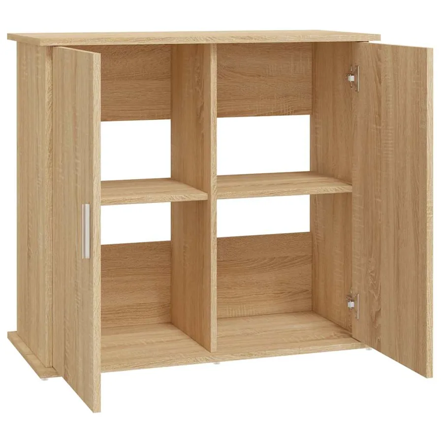 Support d'aquarium Chêne Sonoma 81x36x73 cm Bois d'ingénierie - 6
