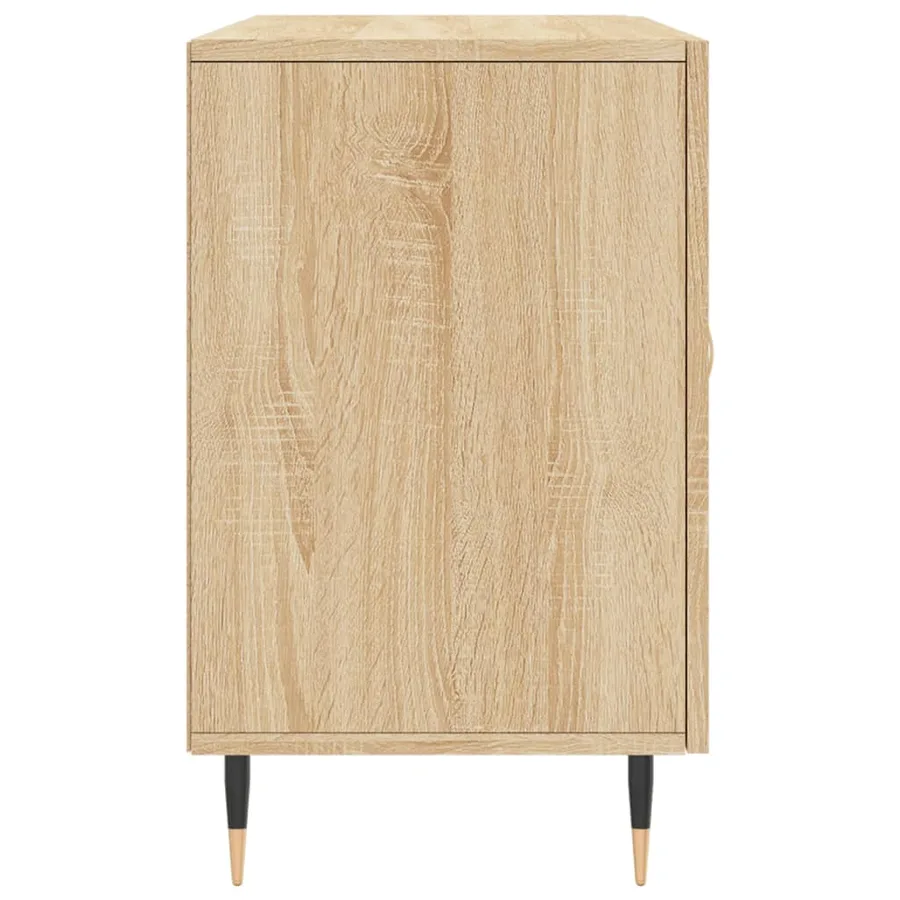 Buffet chêne sonoma 100x36x60 cm bois d'ingénierie - 7