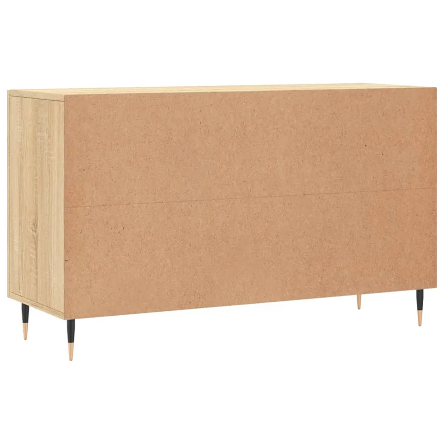 Buffet chêne sonoma 100x36x60 cm bois d'ingénierie - 8