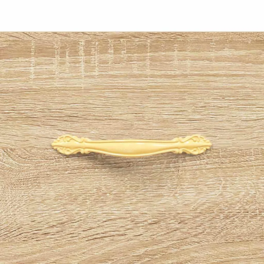 Buffet chêne sonoma 100x36x60 cm bois d'ingénierie - 9