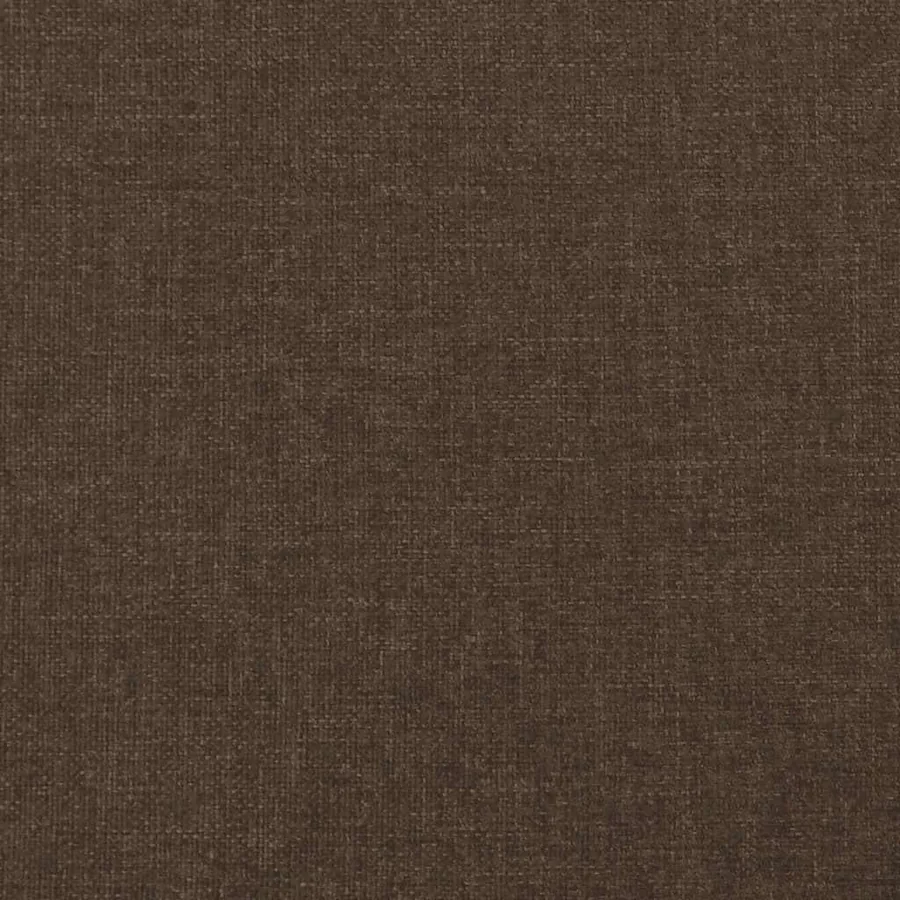 Cadre de lit sans matelas marron foncé 120x200 cm tissu - 8