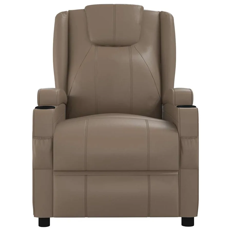 Fauteuil de massage électrique Cappuccino Similicuir - 4