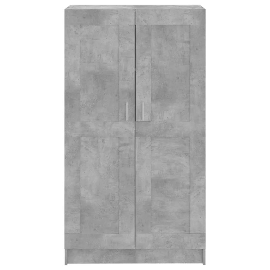 Bibliothèque Gris béton 82,5x30,5x150 cm Bois d’ingénierie - 4