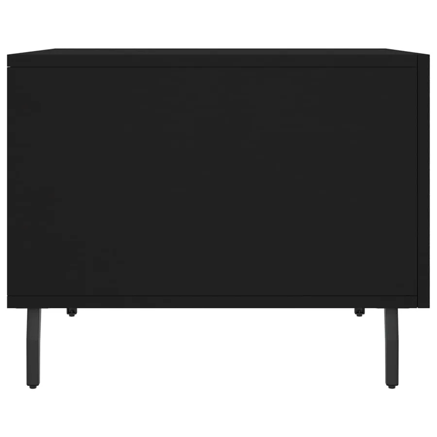 Tables basses 2 pcs noir 50x50x40 cm bois d'ingénierie - 8