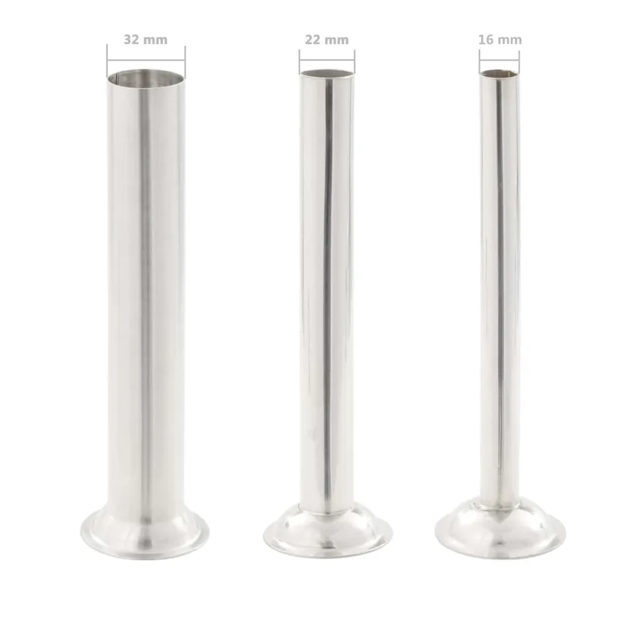 Poussoir à saucisse manuel Argenté 5 L Acier inoxydable - 8