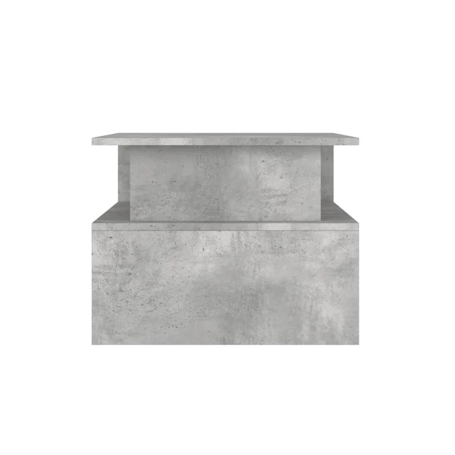 Table basse gris béton 90x55x42,5 cm bois d'ingénierie - 5
