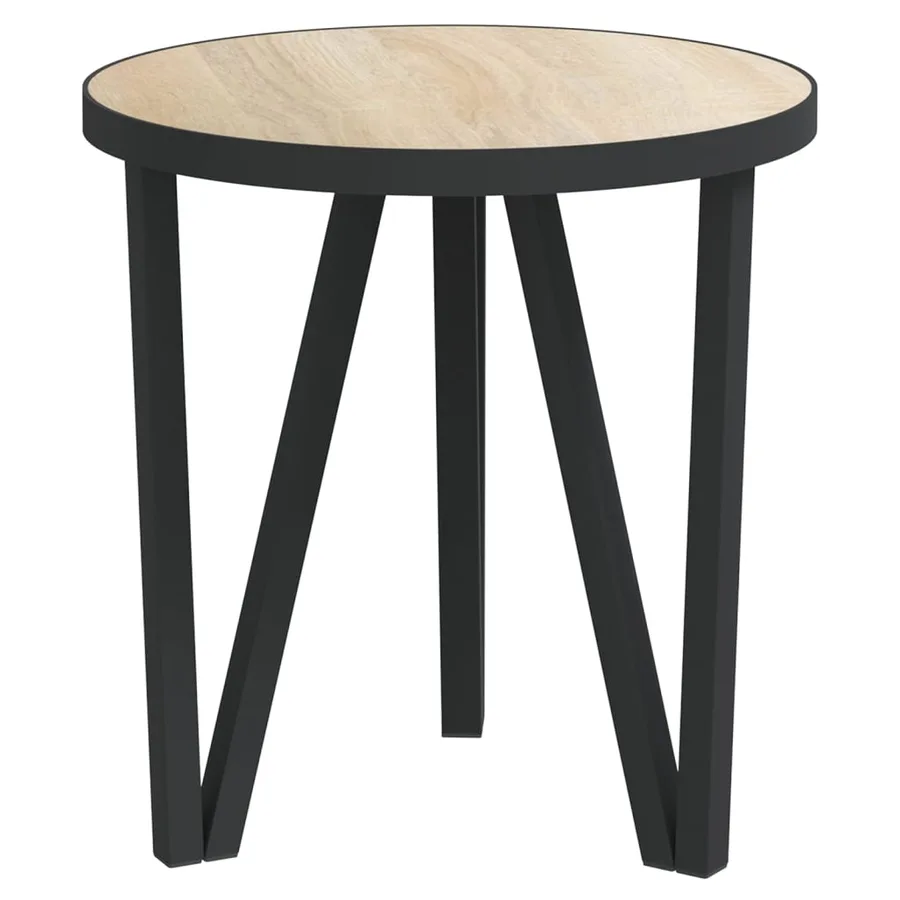 Table à thé Chêne Sonoma Ø35 cm MDF - 2