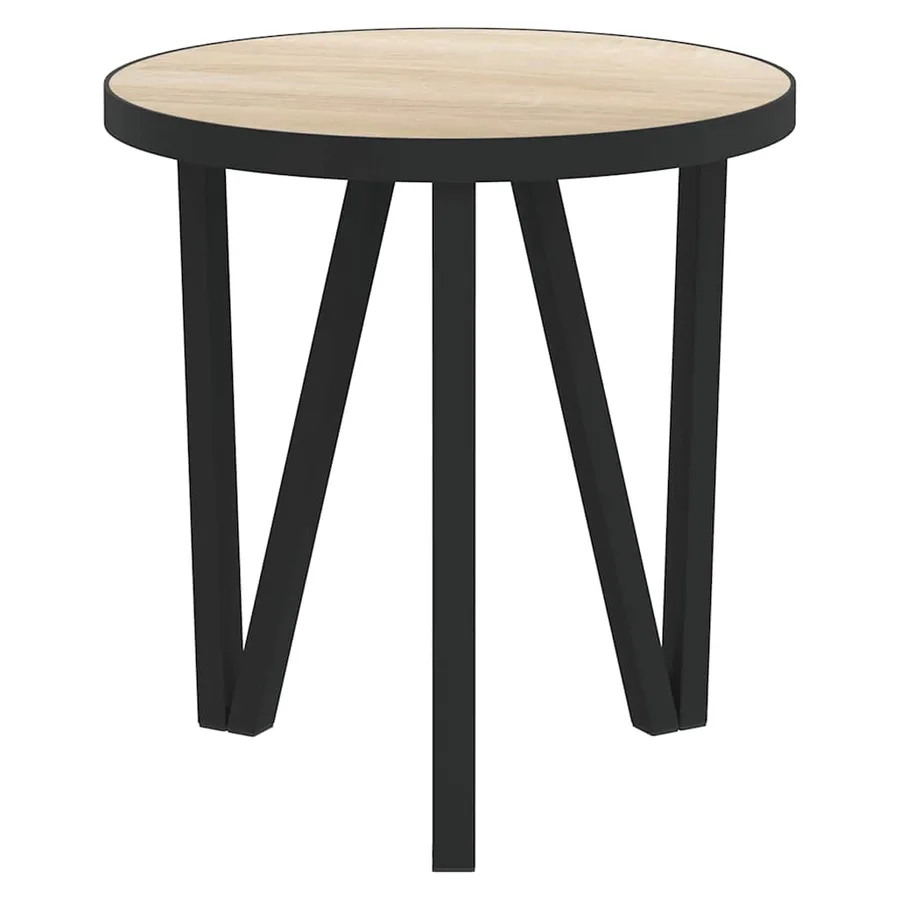 Table à thé Chêne Sonoma Ø35 cm MDF - 3