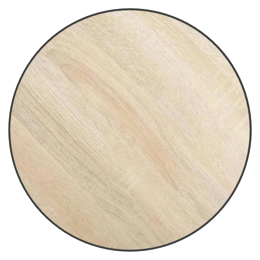 Table à thé Chêne Sonoma Ø35 cm MDF - 4