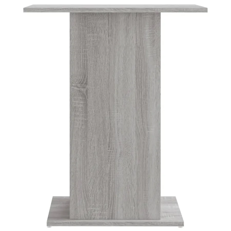 Support d'aquarium sonoma gris 60,5x36x72,5cm bois d'ingénierie - 4