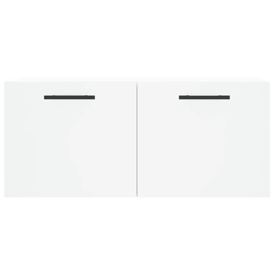 Armoire murale blanc 80x36,5x35 cm bois d'ingénierie - 5