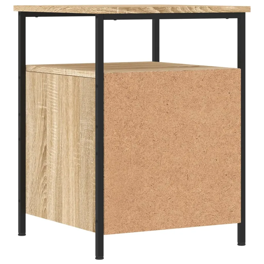 Table de chevet chêne sonoma 44x45x60 cm bois d'ingénierie - 5