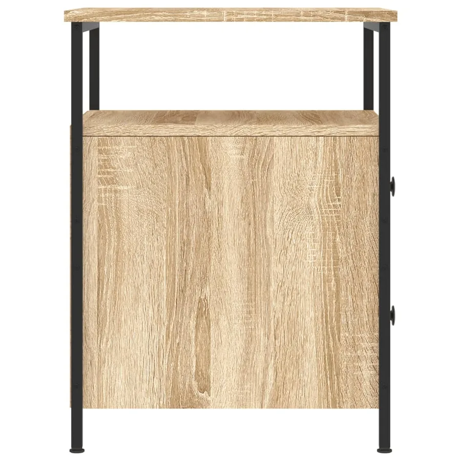 Table de chevet chêne sonoma 44x45x60 cm bois d'ingénierie - 6
