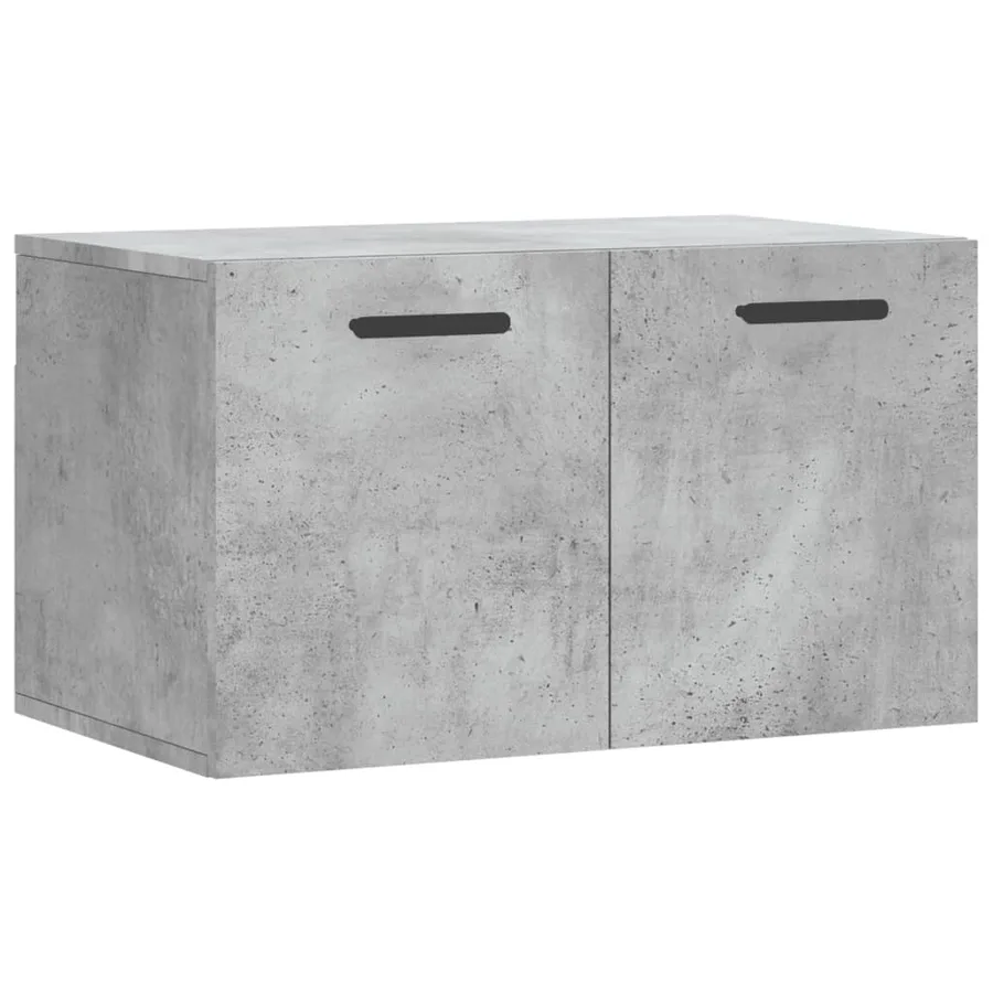 Armoire murale Gris béton 60x36,5x35 cm Bois d'ingénierie - 2