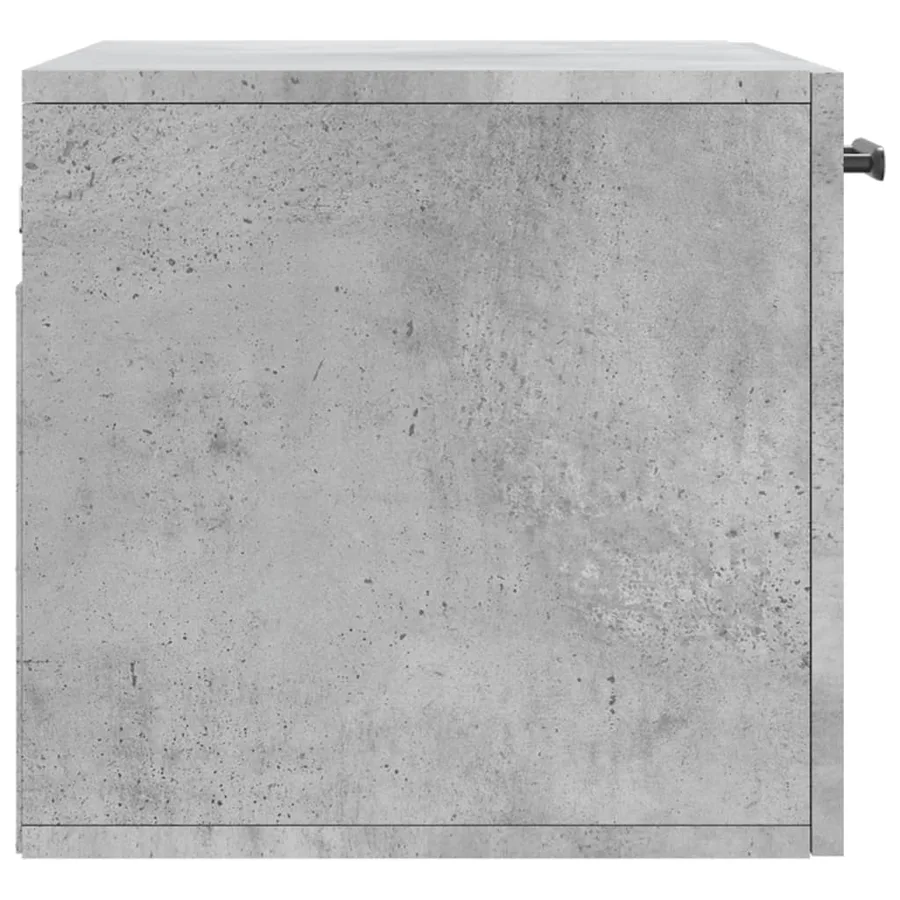 Armoire murale Gris béton 60x36,5x35 cm Bois d'ingénierie - 7