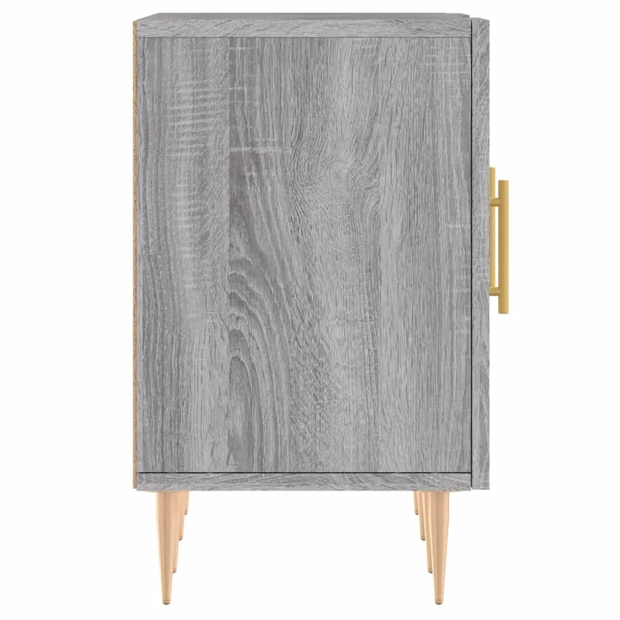 Meuble TV sonoma gris 150x30x50 cm bois d'ingénierie - 7