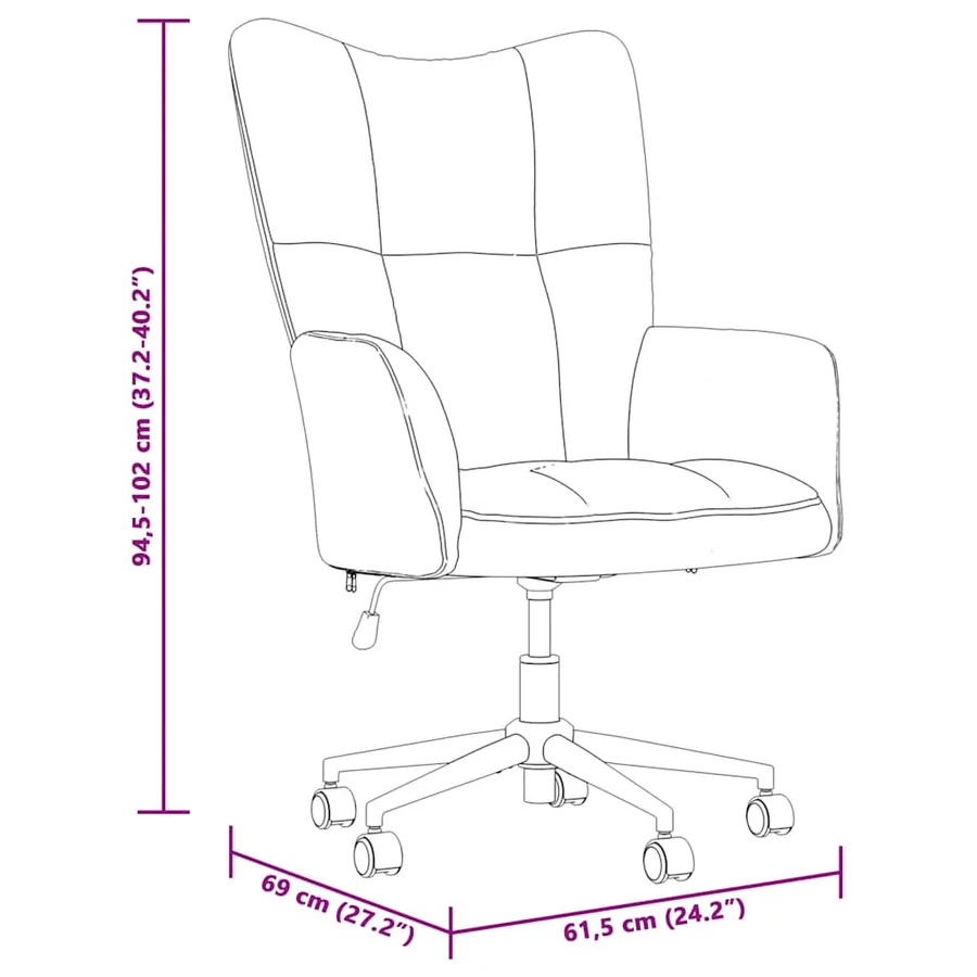 Chaise de relaxation Jaune moutarde Velours - 8