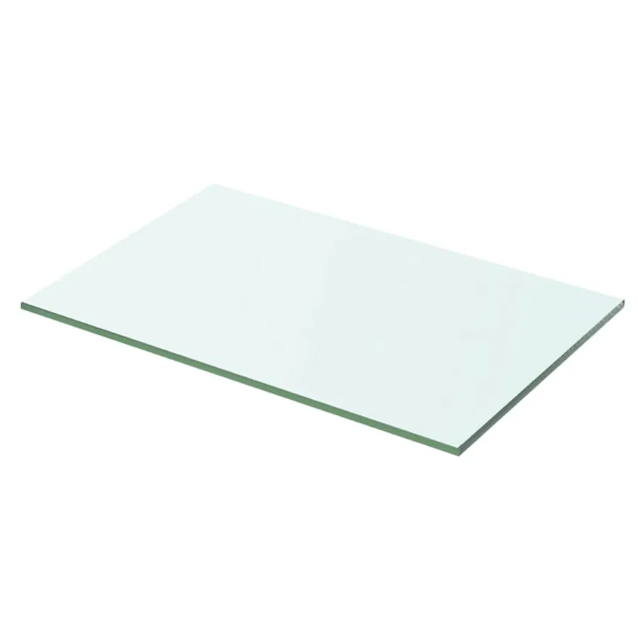 Panneaux d'étagère 2 pcs verre transparent 50x25 cm - 2