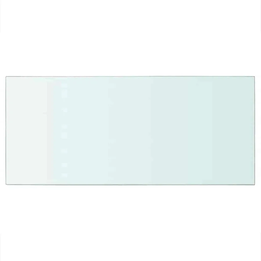 Panneaux d'étagère 2 pcs verre transparent 50x25 cm - 3