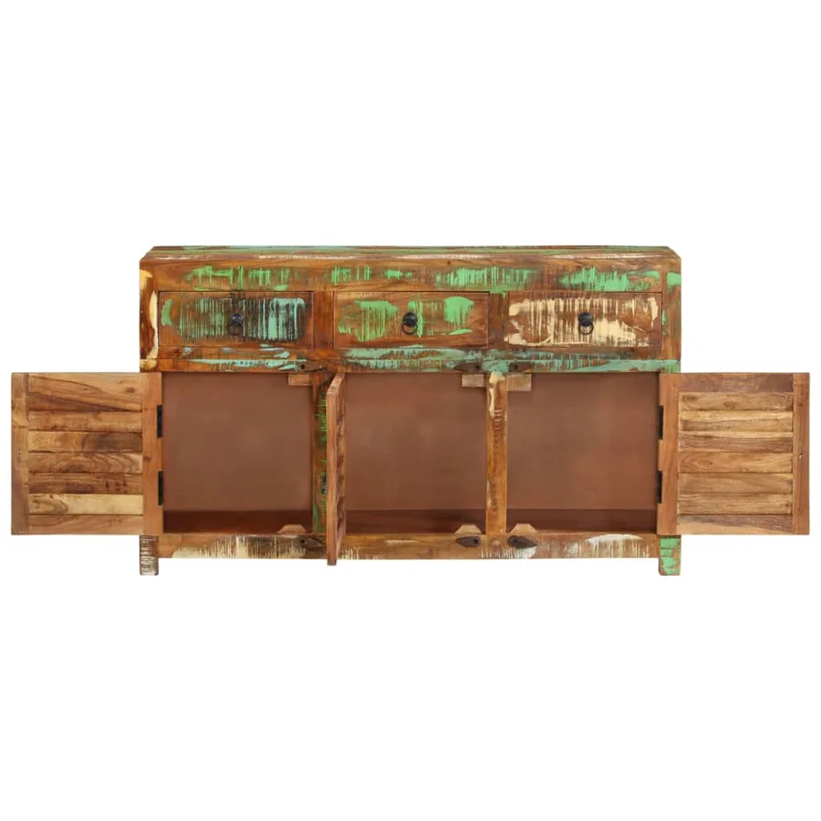 Buffet 110x30x65 cm Bois massif de récupération - 4