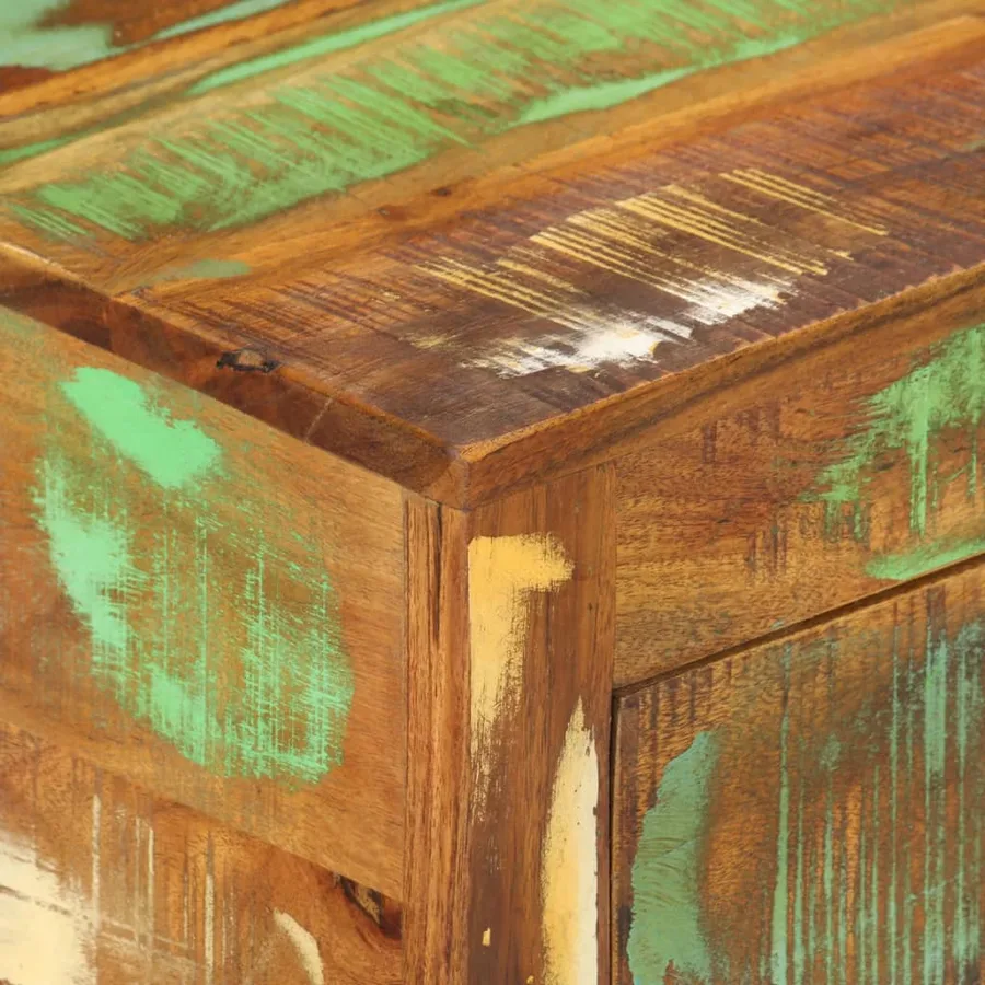 Buffet 110x30x65 cm Bois massif de récupération - 6