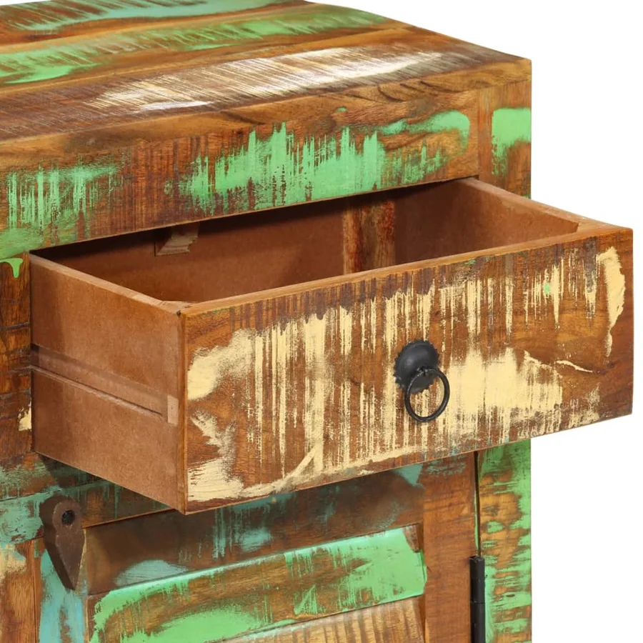 Buffet 110x30x65 cm Bois massif de récupération - 8