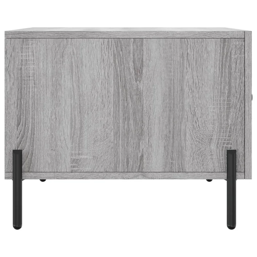 Tables basses 2 pcs sonoma gris 50x50x40 cm bois d'ingénierie - 8
