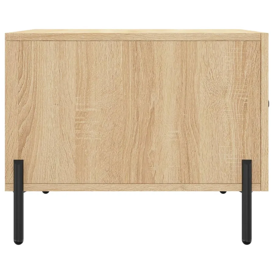 Tables basses 2 pcs chêne sonoma 50x50x40 cm bois d'ingénierie - 8