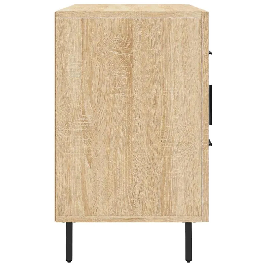 Buffet chêne sonoma 100x36x60 cm bois d'ingénierie - 7