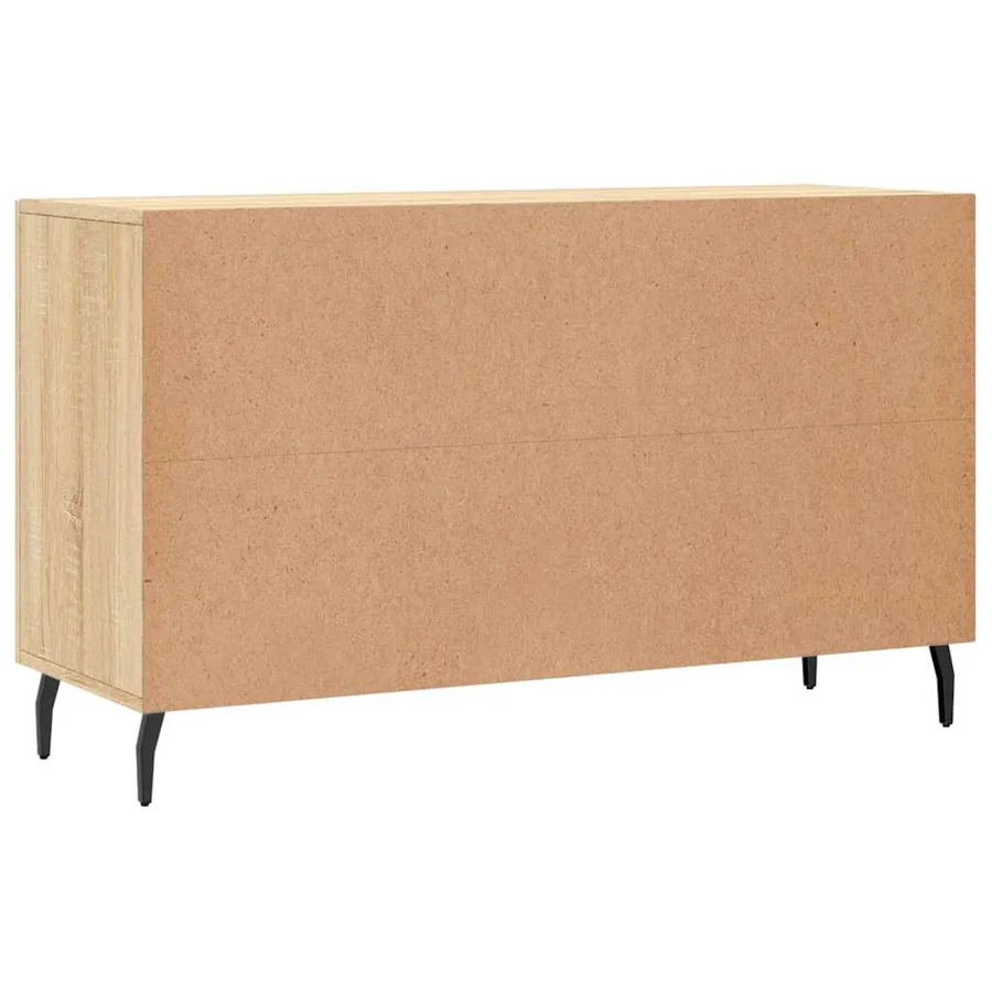 Buffet chêne sonoma 100x36x60 cm bois d'ingénierie - 8