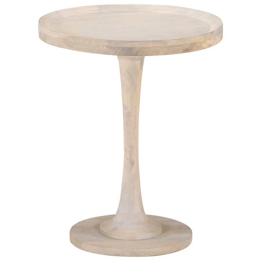 Table d'appoint Ø60x75 cm Bois de manguier massif - 5